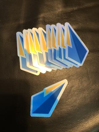 Stickers of the 17th Shard logo