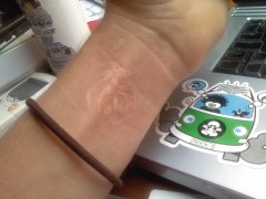 Pewter Tattoo (White Ink)