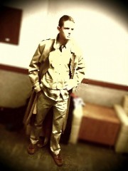 This is my friend Austin dressed up as Wax