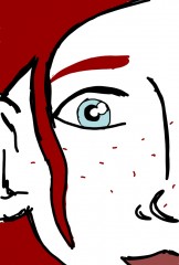 Close up of Shallan's eye