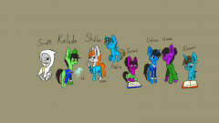 Chibi stormlight ponies