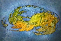 Map of Roshar (Without Locations)