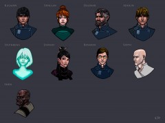 Stormlight Archive character portraits