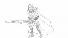 Bastille knight of Crystallia outline