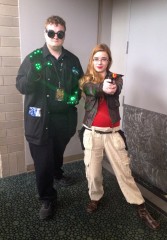 Prof and Megan at Salt Lake Comic Con
