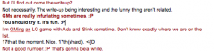 Just amusing stuff from a doc