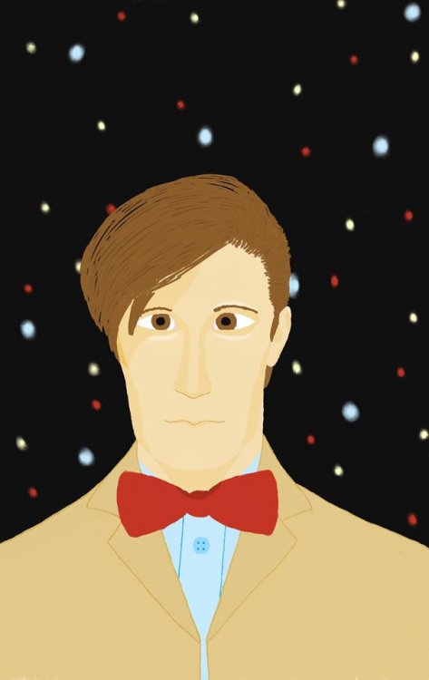 11th Doctor Corel Painter X Chalk.jpg