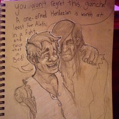 One-Armed Herdazians make the best fan-art