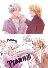 Kelsier punching Hoid meme