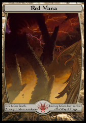 Red mana token