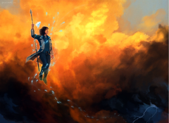above the storm