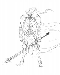 Shardbearer Line Art