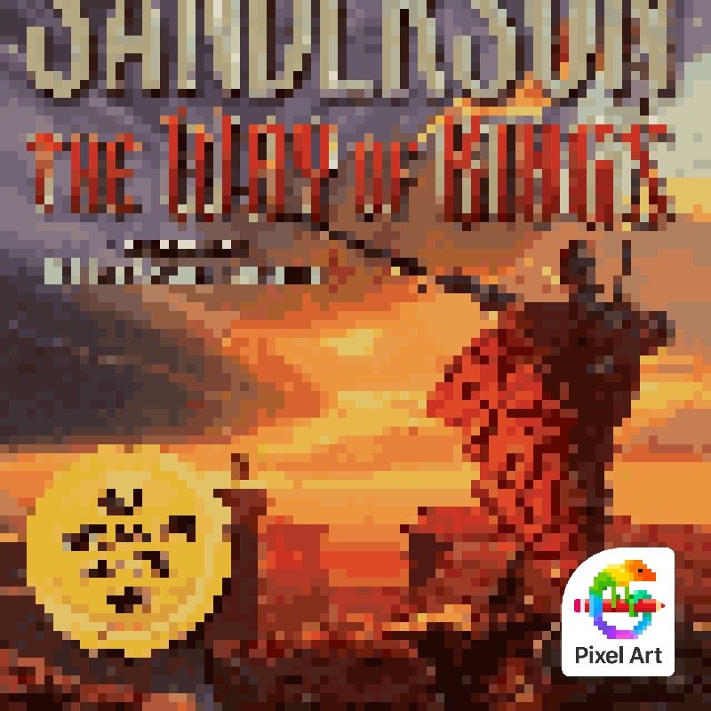 Pixel Sanderson Book Covers
