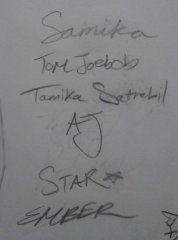 A Collection of Characters' Signatures