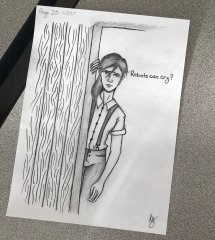 Robots Can Cry?