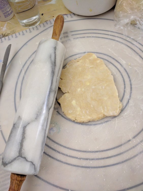 Solid cylinder of marble as a rolling pin? Yes please.
