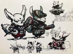 Kitsen sketch page