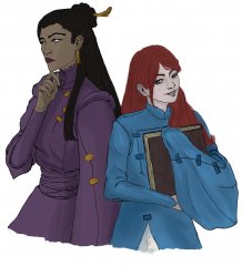 Shallan and Jasnah