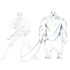 Small Koloss with human as size reference