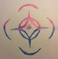 (Magenta, Purple, Blue)