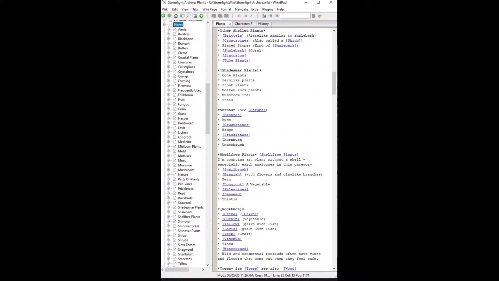 Index Page - Plants