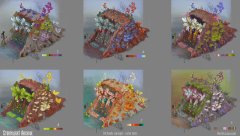 Rosharan plants color test