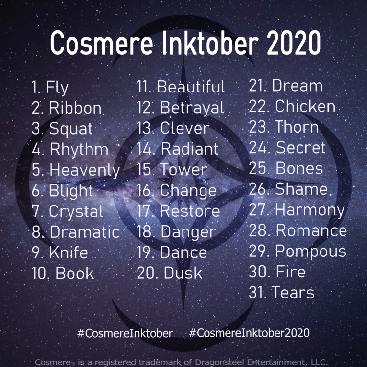 Cosmere Inktober 2020.png