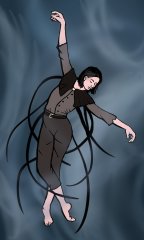 Dancer in a sea of mists