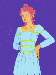 It's cannon that Aviendha has a mullet but no one talks about it. sad.