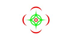 Cosmere red and green on white laptop