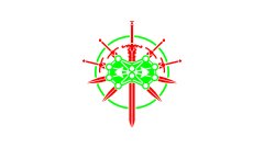 Stormlight green and red on white laptop