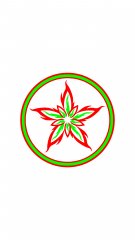 Nalthis red and green on white phone