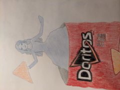 Syl Eating Doritos