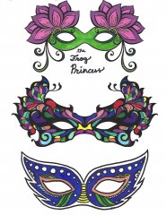 Masks 1, 2, and 3