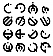 I tried redesigning the Allomantic symbols for the basic metals for Space Age Mistborn