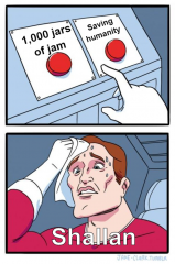 Shallan loves jam a little too much...