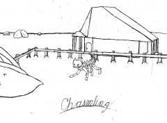 Chasmling (lineart with background)