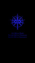 SA symbol w/ first ideal of KR alternate blue gradient on black phone wallpaper
