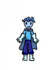 Syl with short hair