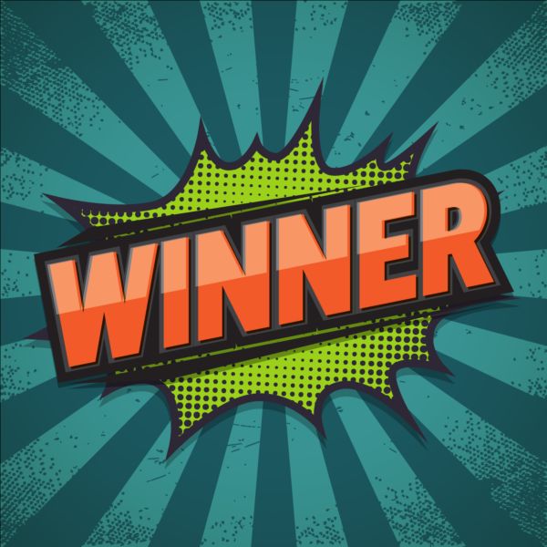 picture saying "winner"
