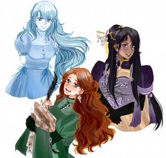 Syl, Shallan and Jasnah