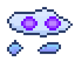 Abstract ish cloud character sprite